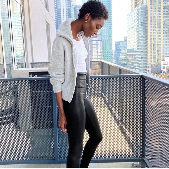 Aritzia Wilfred Black Daria faux Leather Legging S - Picture 8 of 14